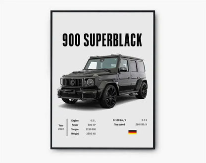 Mercedes G63 900 Superblack