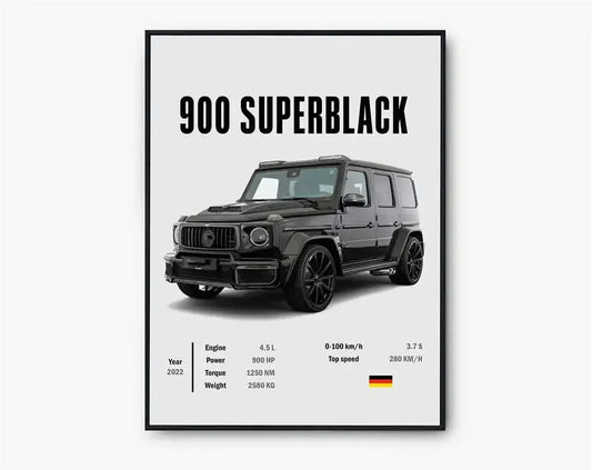 Mercedes G63 900 Superblack